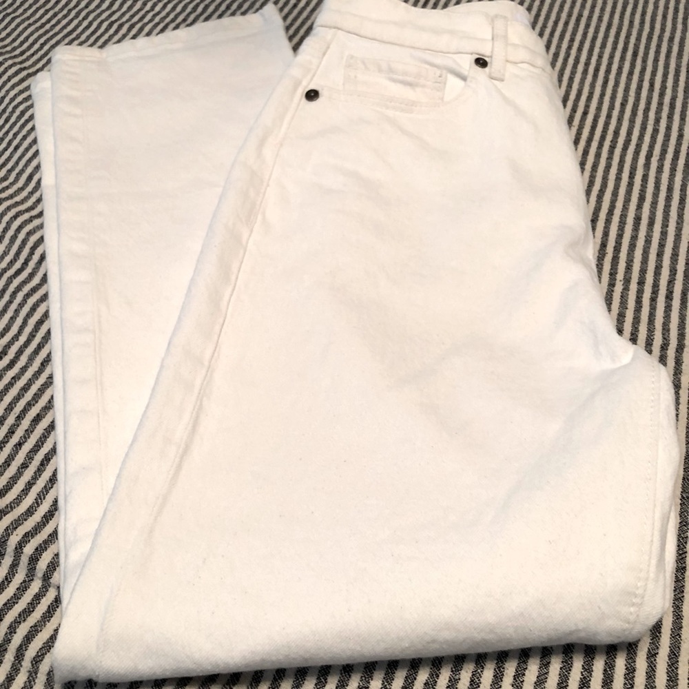 LOFT High Rise Crop Jeans